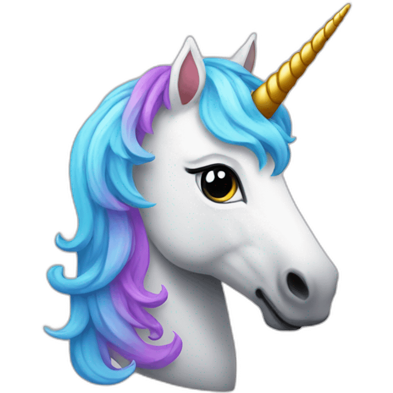 unicorn colorful emoji