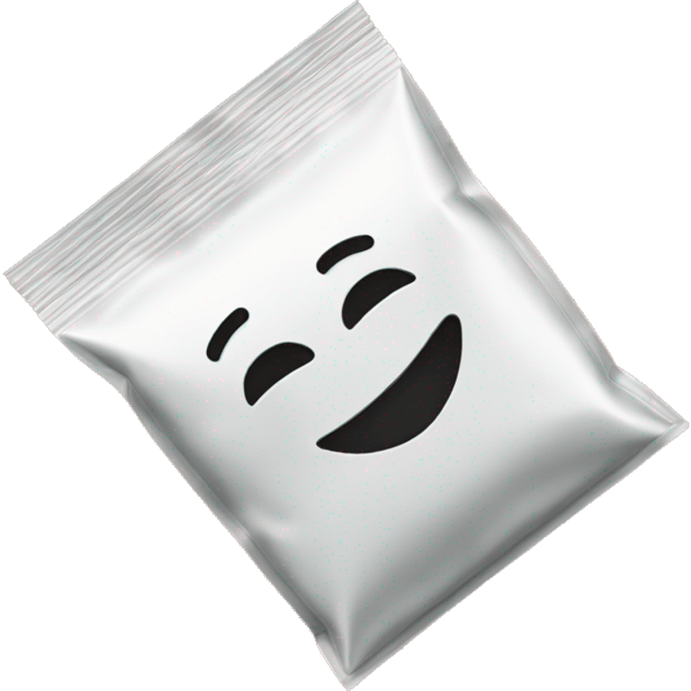 powder in a ziplock bag emoji