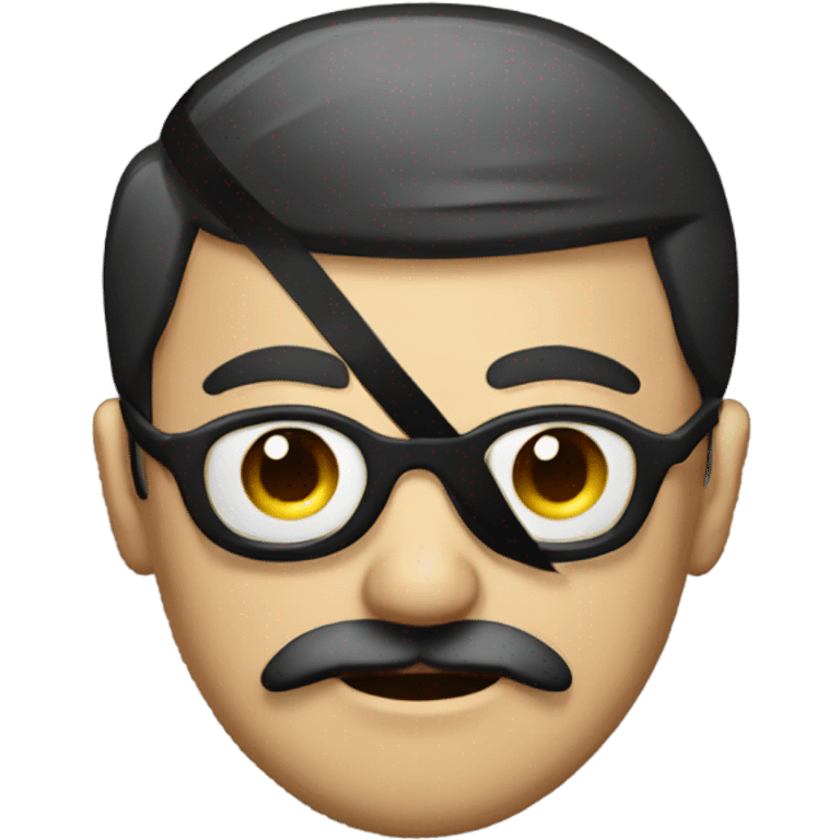 Man with eye patch and mustache emoji