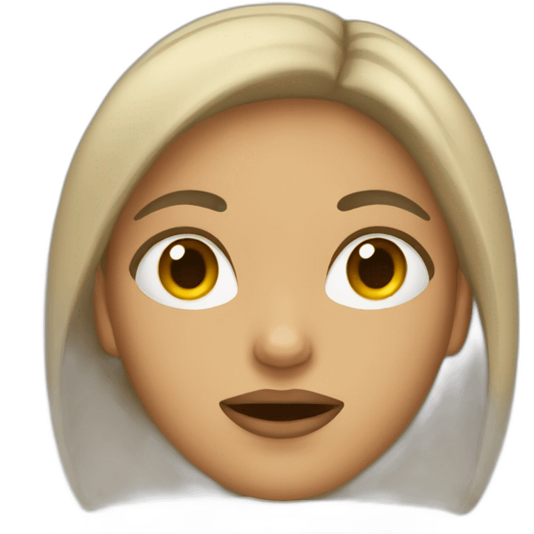 Femme qui dort  emoji