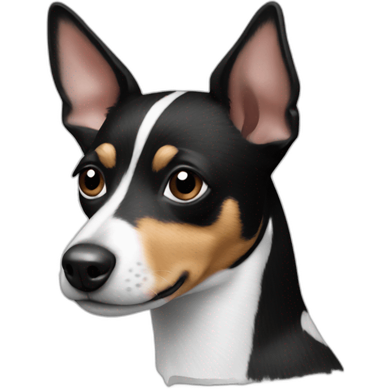 rat-terrier-dog-face-black-and-white emoji