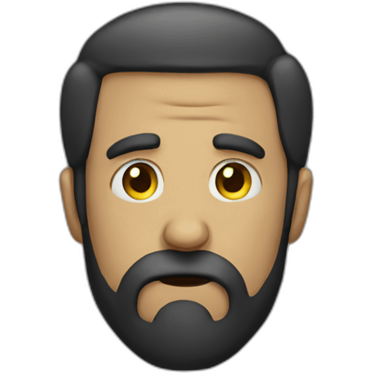 sad beard man emoji