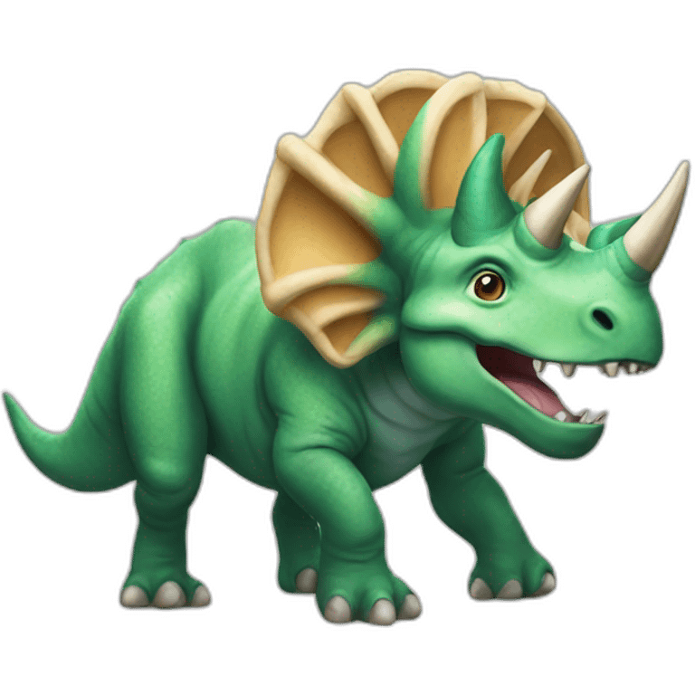 Triceratops emoji