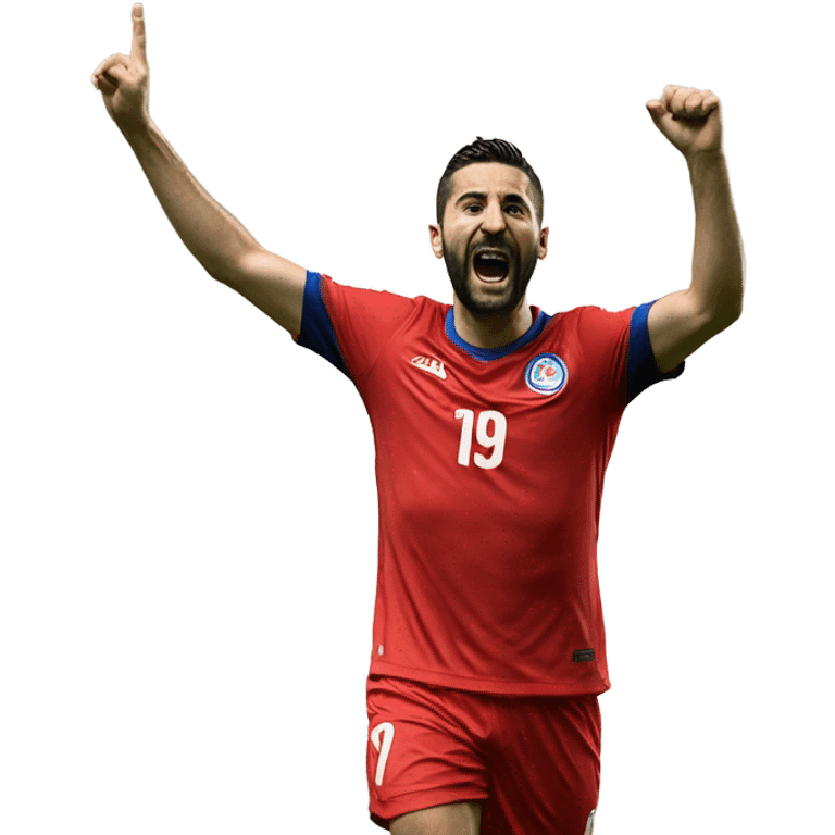 I'm honing a description of Arda Güler's goal celebration, noting his right hand on his chest and his left hand raised, mirroring the specified gesture. This aligns perfectly with known details. emoji