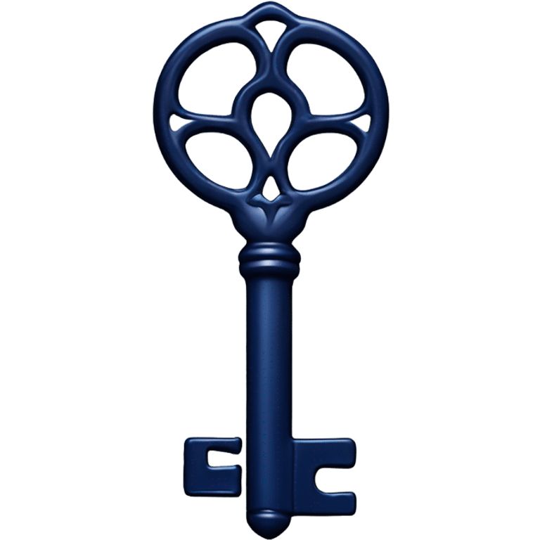 dark blue 
realistic 
key emoji