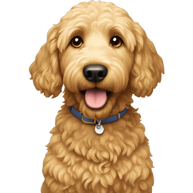 Golden Doodle dog emoji