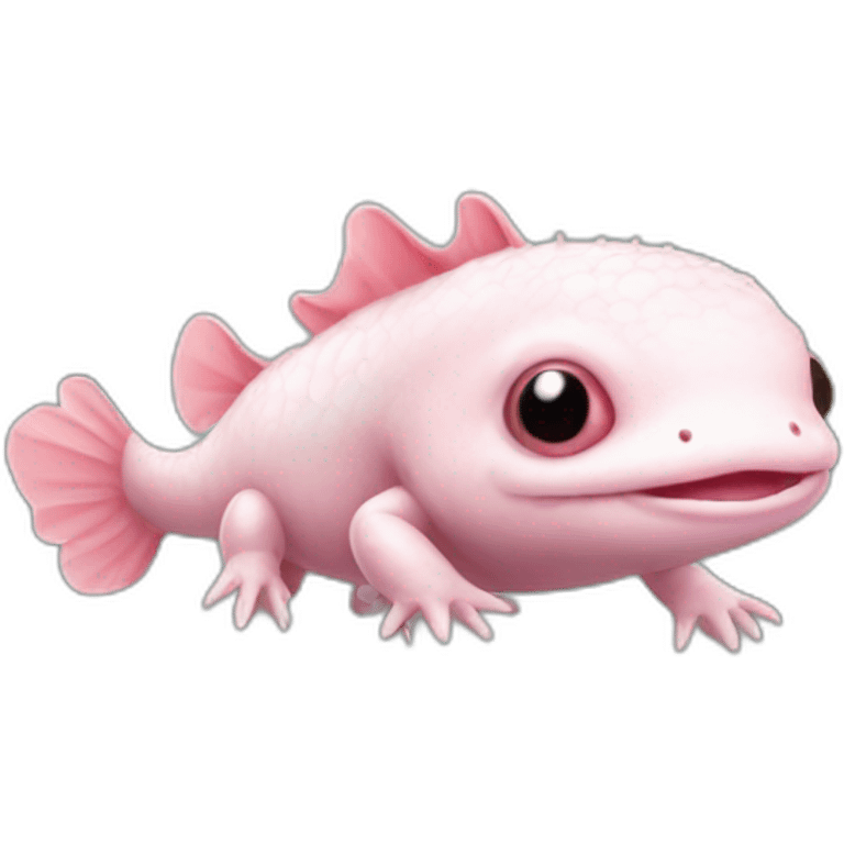 cute axolotl emoji