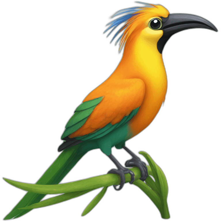 Bird of paradise emoji