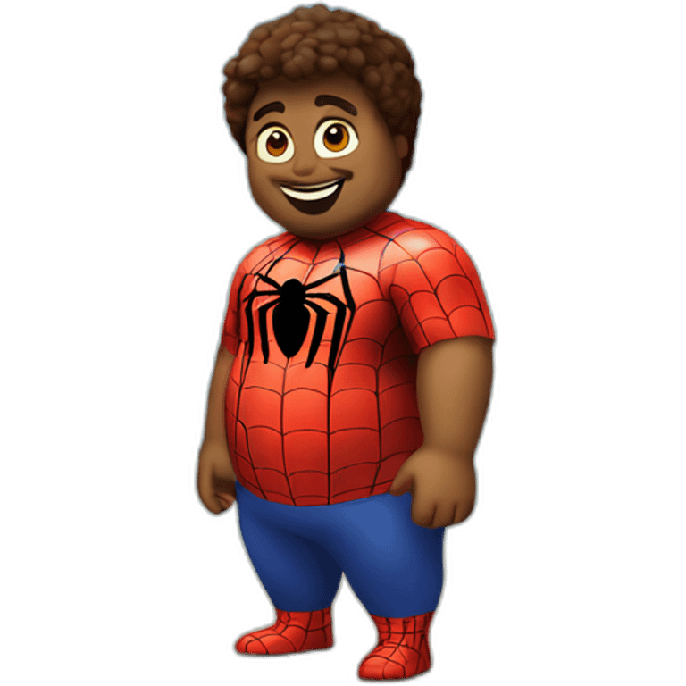 Fat-spiderman-on-an-island emoji