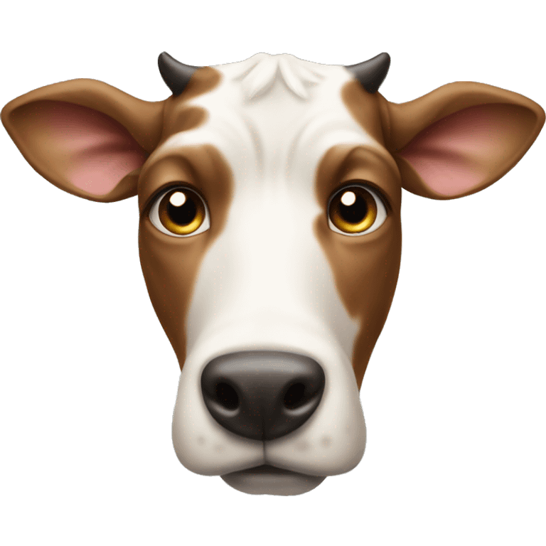 Dog shaped cow  emoji