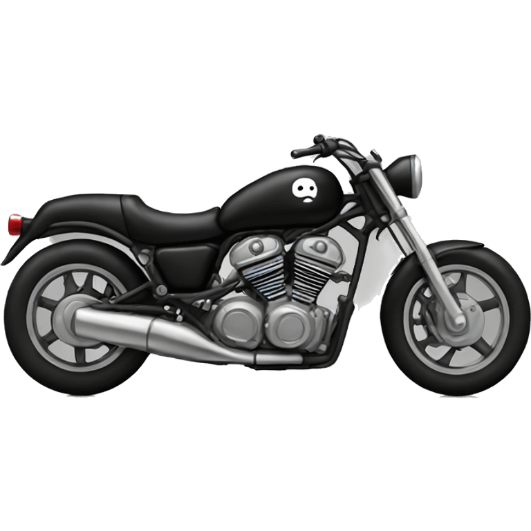 motorcycle-black emoji