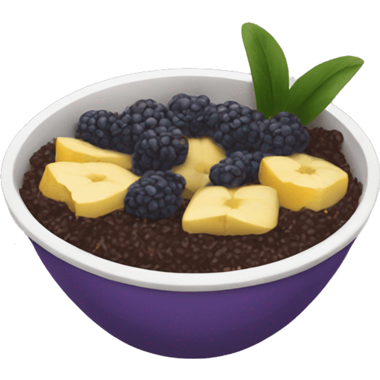 açai bowl  emoji