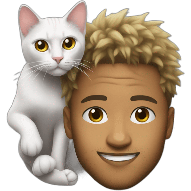 neymar with a cat emoji