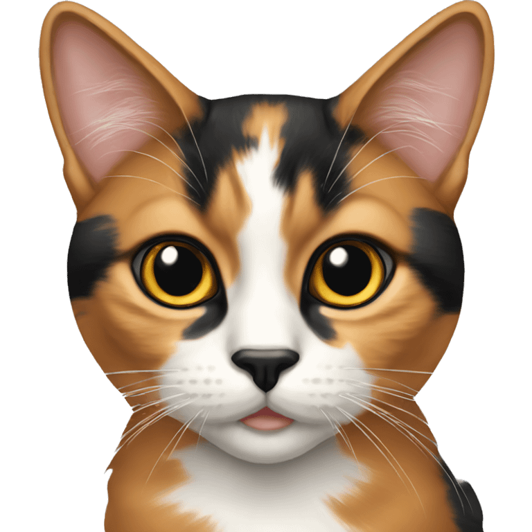 calico-cat-with-black-nose emoji