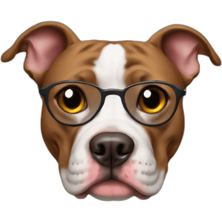 Pitbull- óculos - et emoji