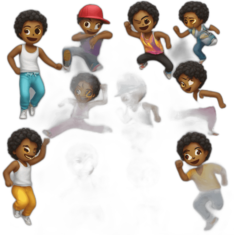 street dance emoji