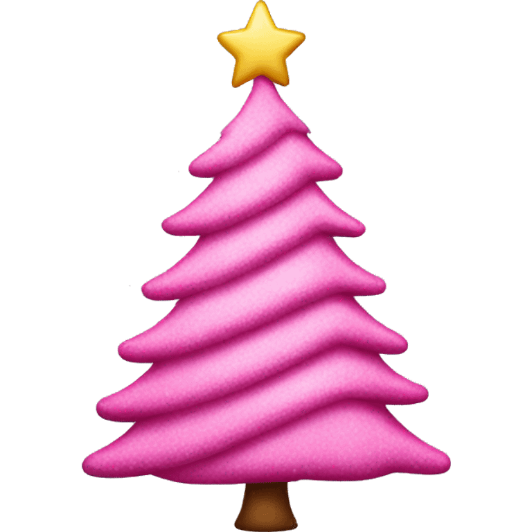 pink christmas tree emoji