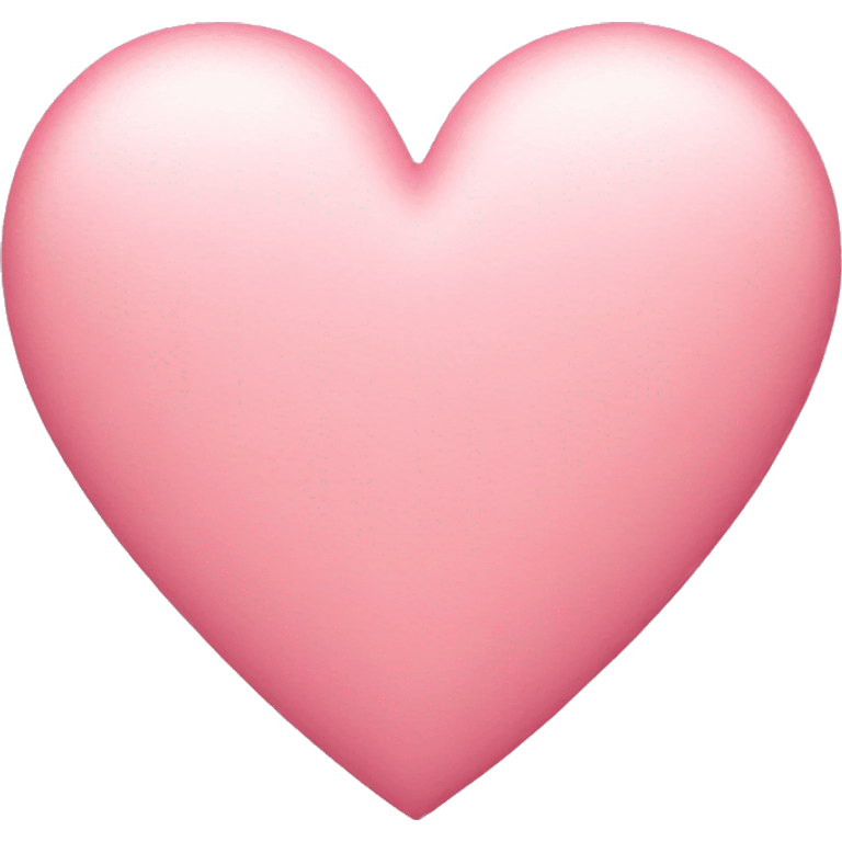 Light pink love heart emoji