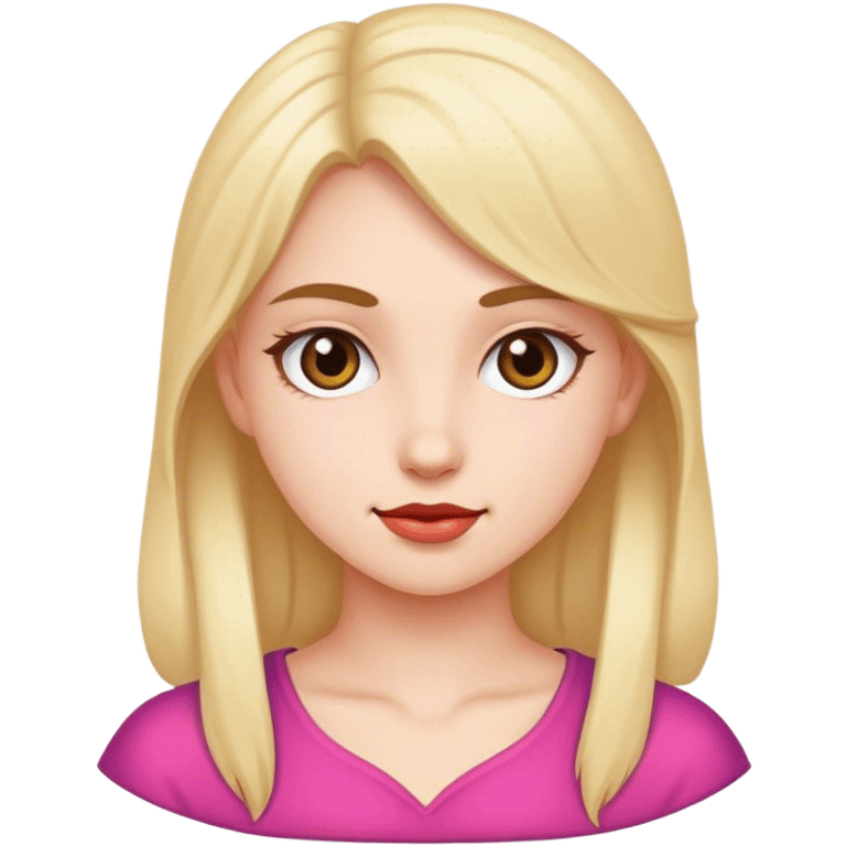 realistic portrait of girl emoji