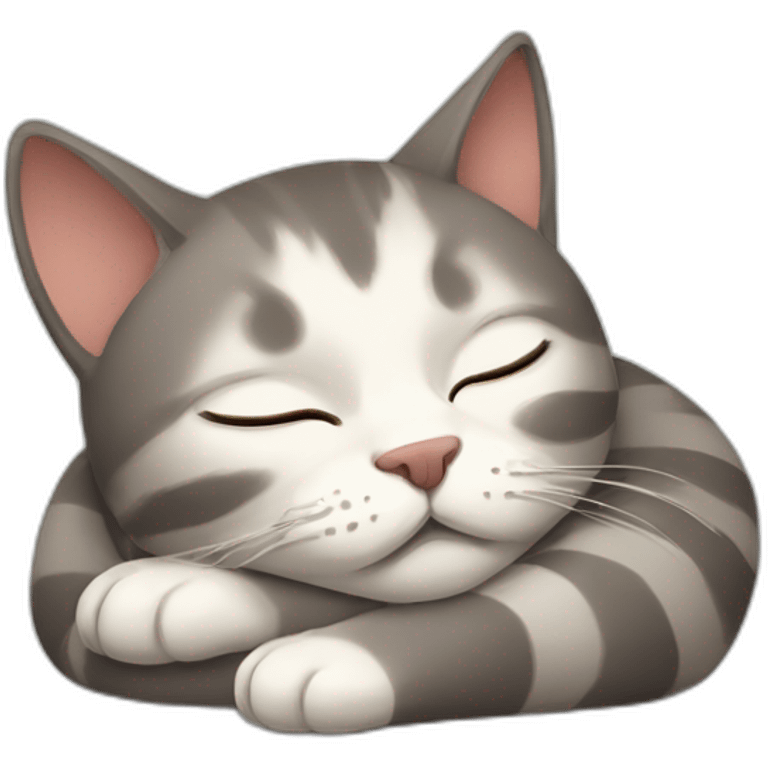 Sleepy cat emoji