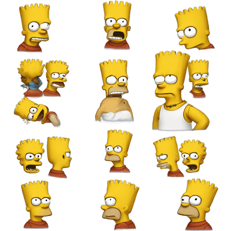 BART Simpson emoji