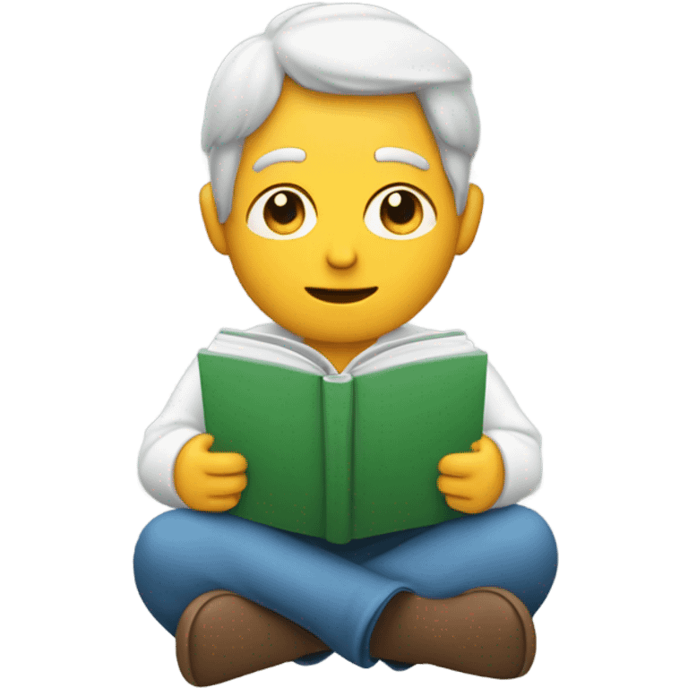 someone reading a book emoji