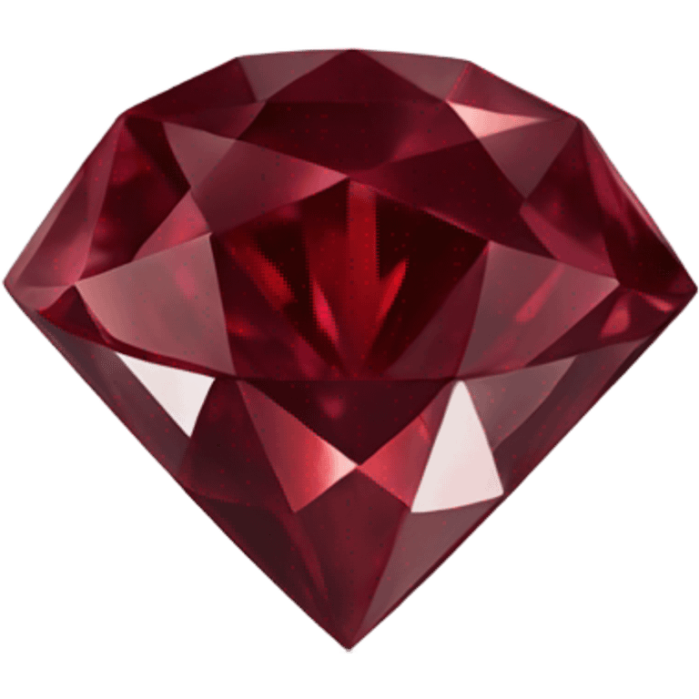 burgundy diamond emoji