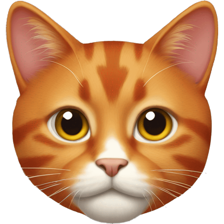 Red cat emoji