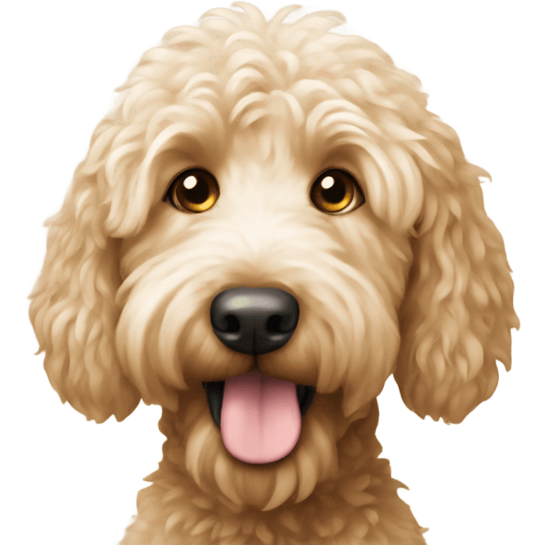 Golden doodle emoji