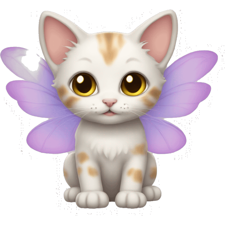 Kitten with fairy wings emoji