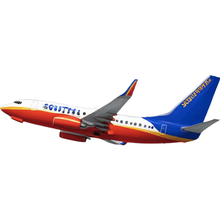 Southwest Airlines plane emoji