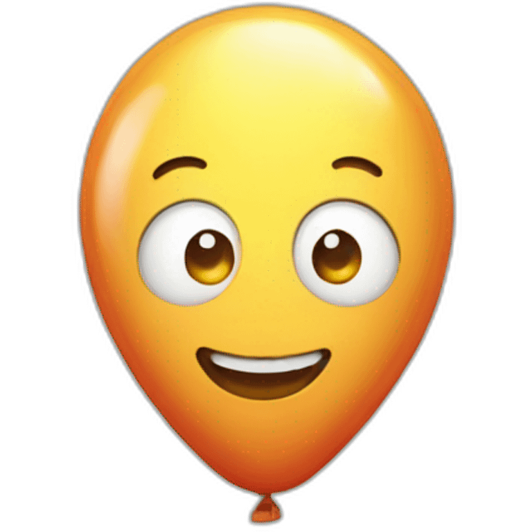 cute balloon emoji