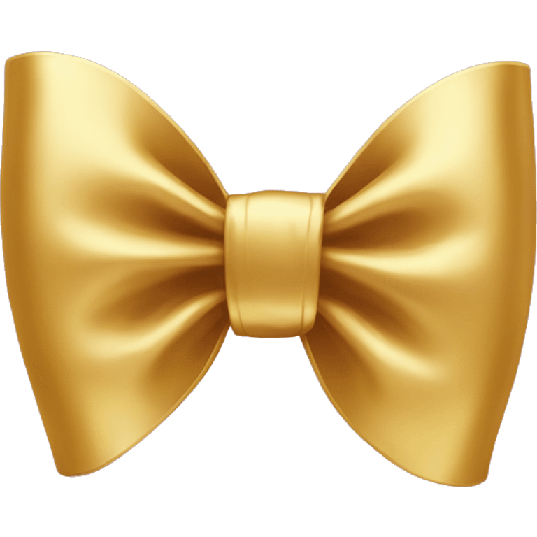 Gold bow  emoji