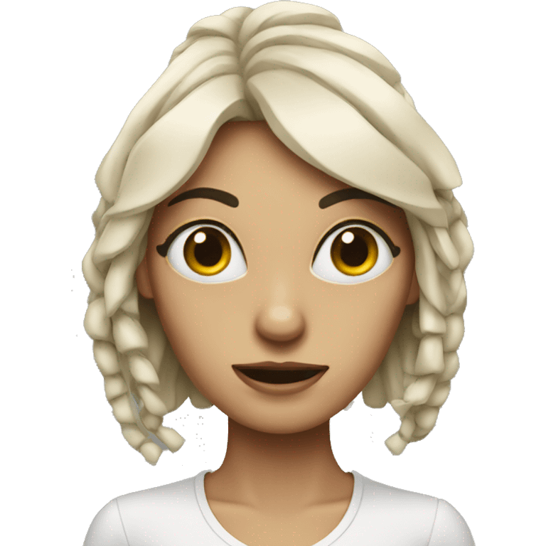 woman with ten eyes and spider legs  emoji