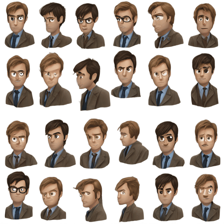 Tenth doctor who  emoji