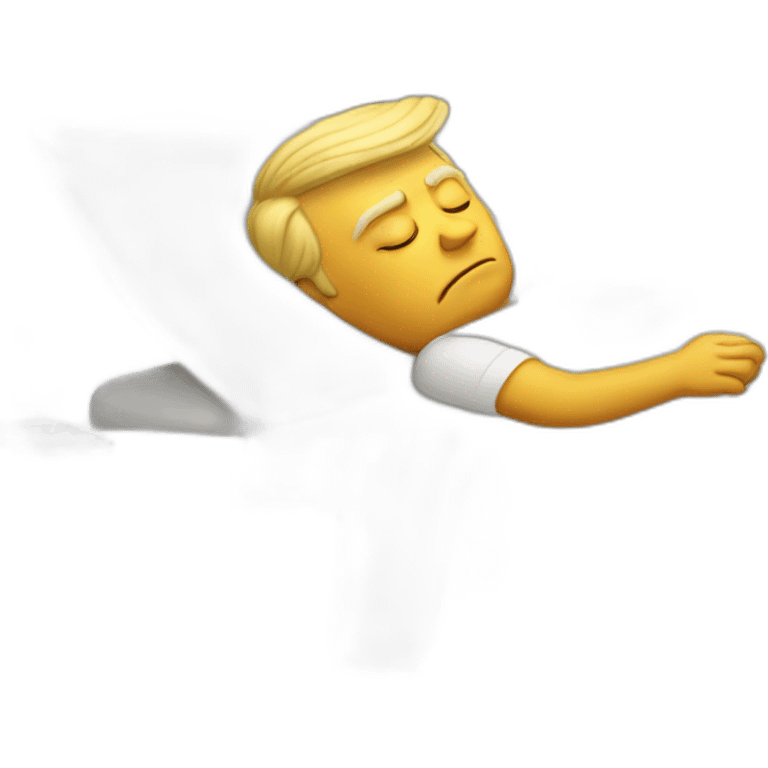 Trump sleeping emoji