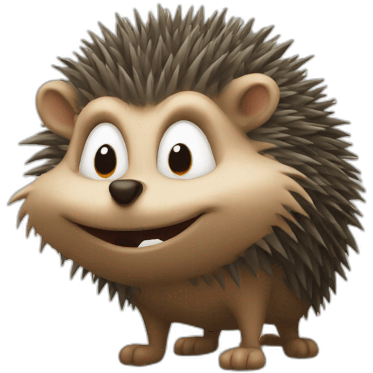 evil hedgehog emoji