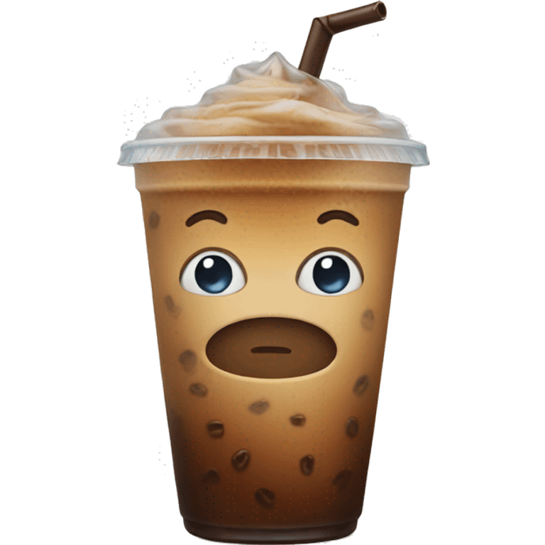 Iced coffee  emoji