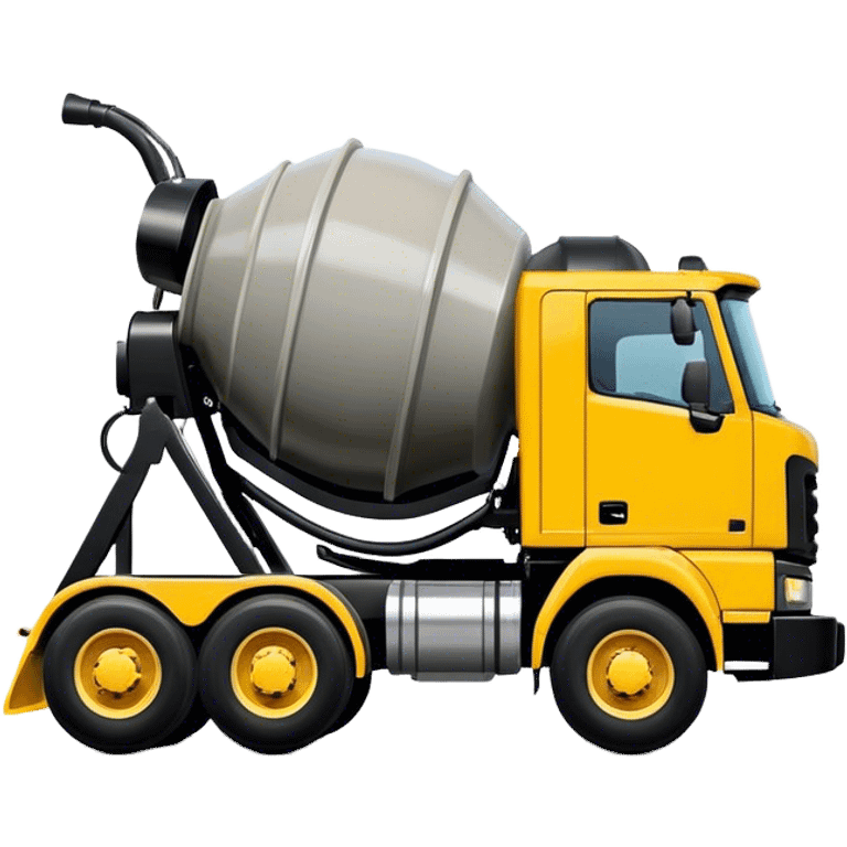 Cement Mixer - Mack Granite (Model Year: 2022) (Iconic colour: Yellow and black) emoji