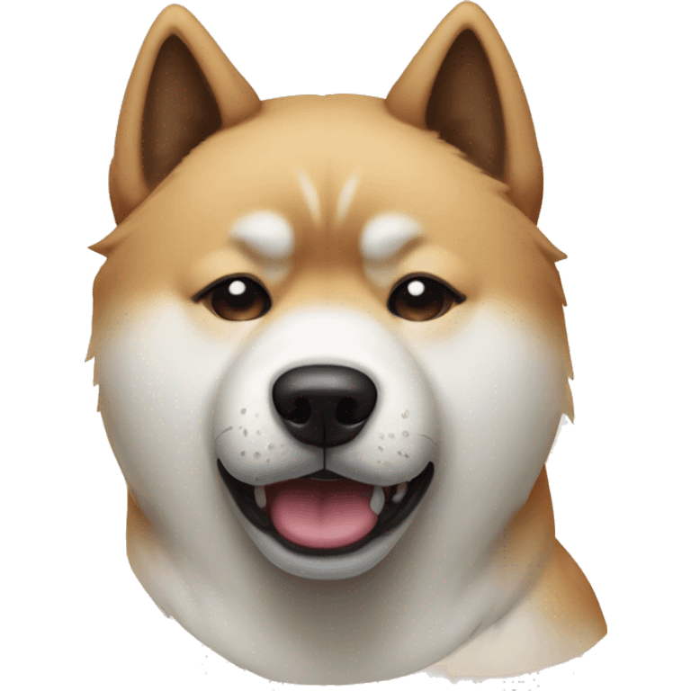 akita inu crying emoji