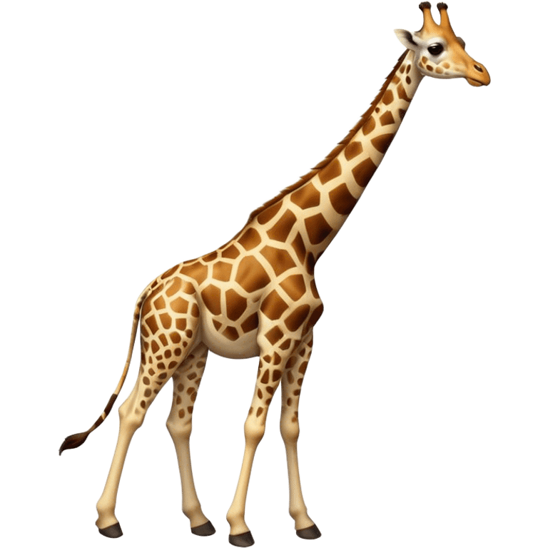 Giraffe playing Basketball  emoji