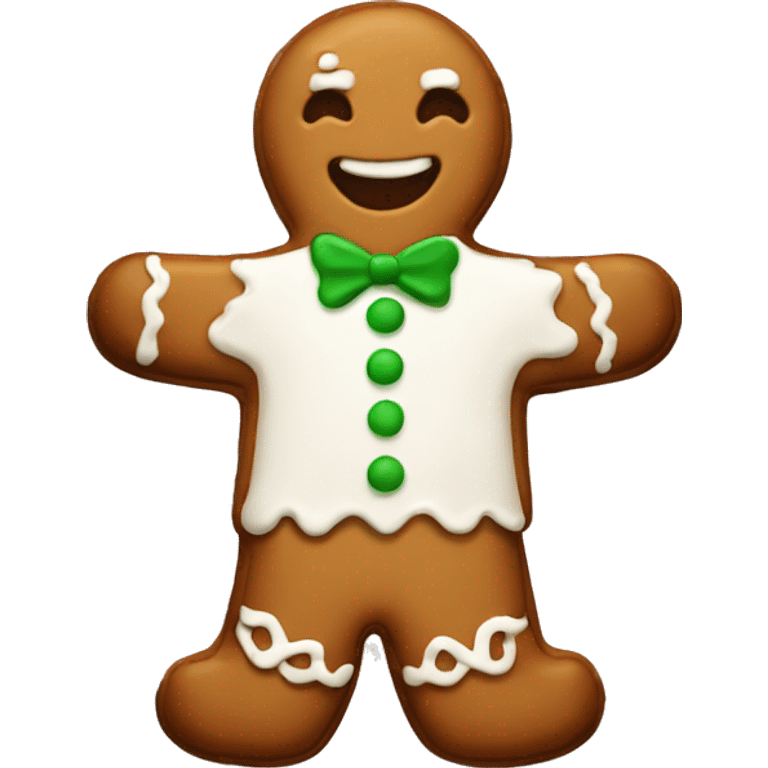 Gingerbread cookie emoji