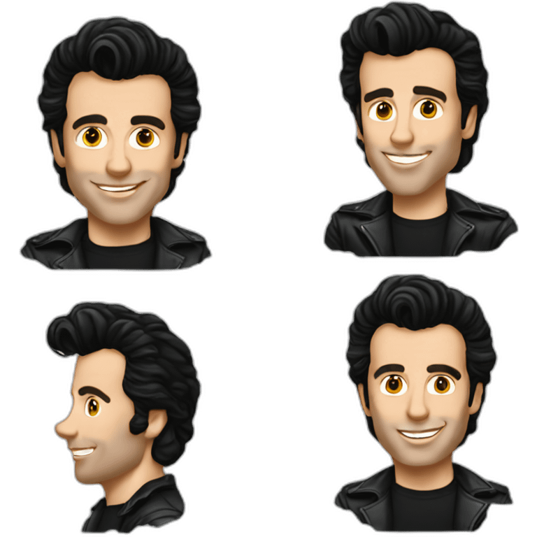 travolta grease emoji