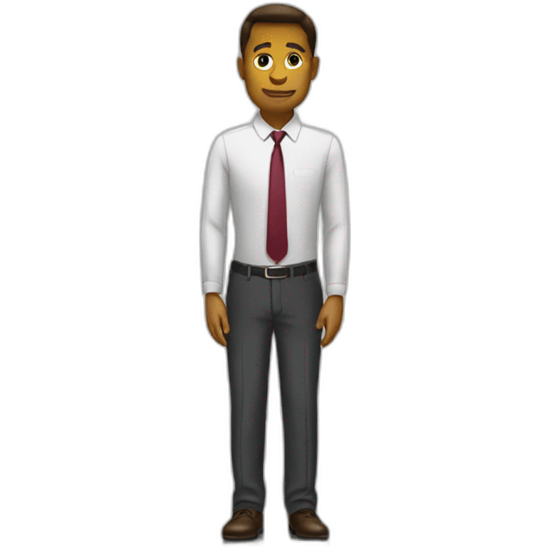 Standing on business  emoji