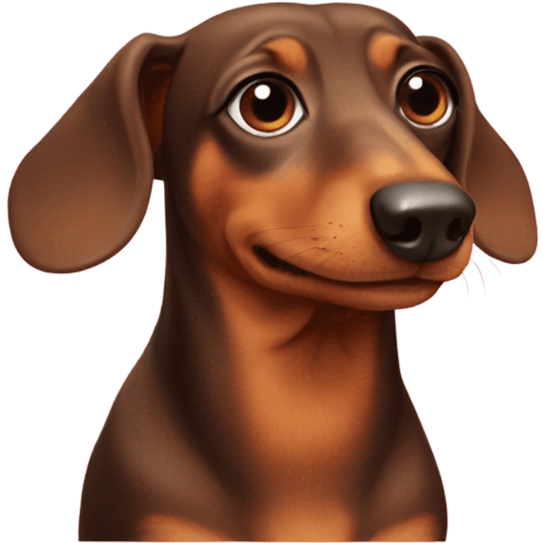 Heart daschund emoji