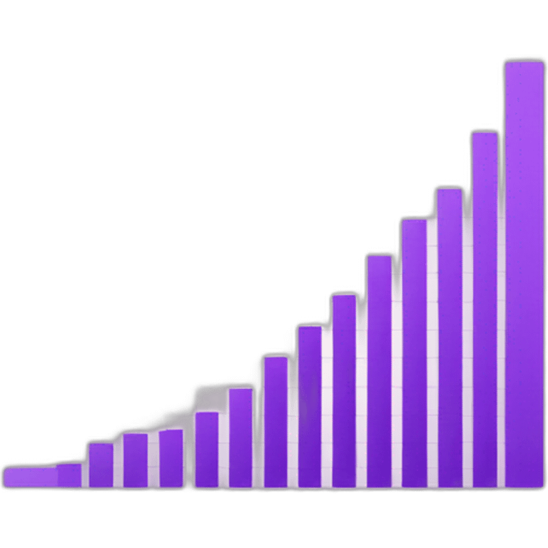 purple graph emoji