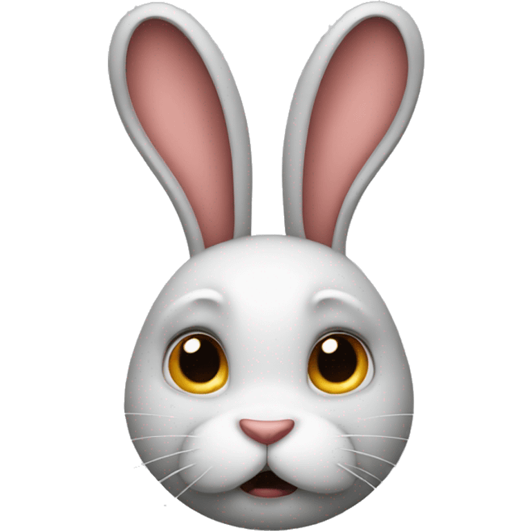 rabbit body unhappy emoji