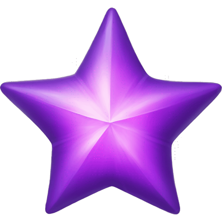 Magical purple star emoji