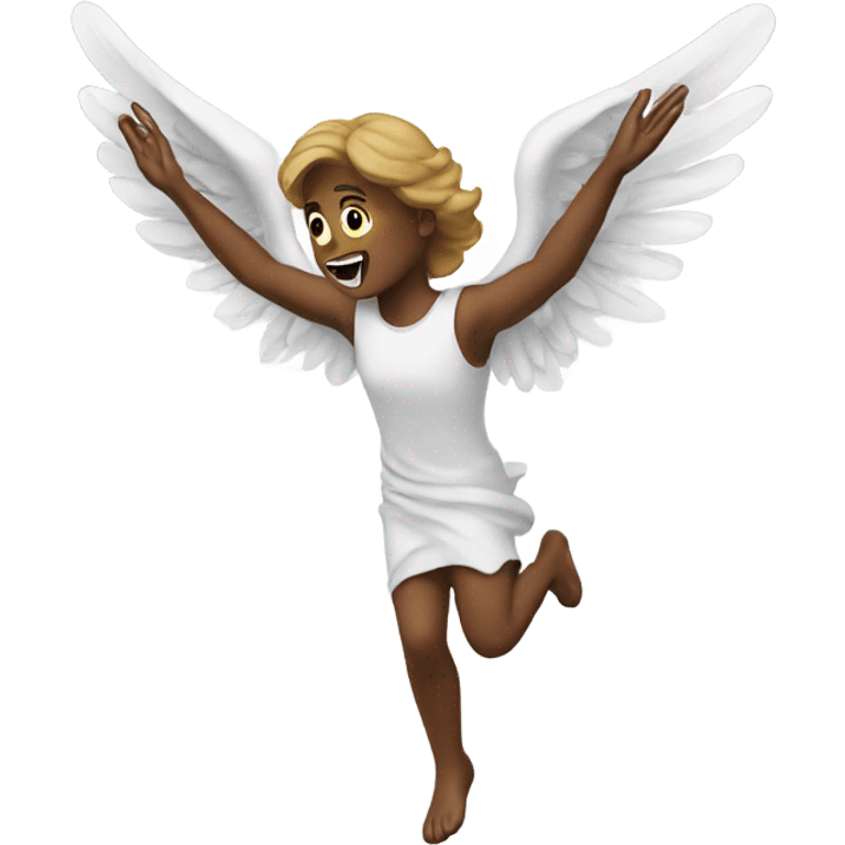 falling angel emoji