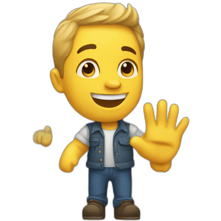 developer giving himself a high five emoji